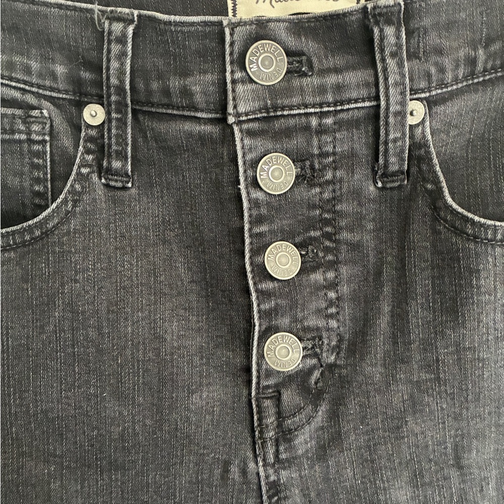 Madewell Black High-Rise Skinny Jeans Size 26 - Picture 6 of 8